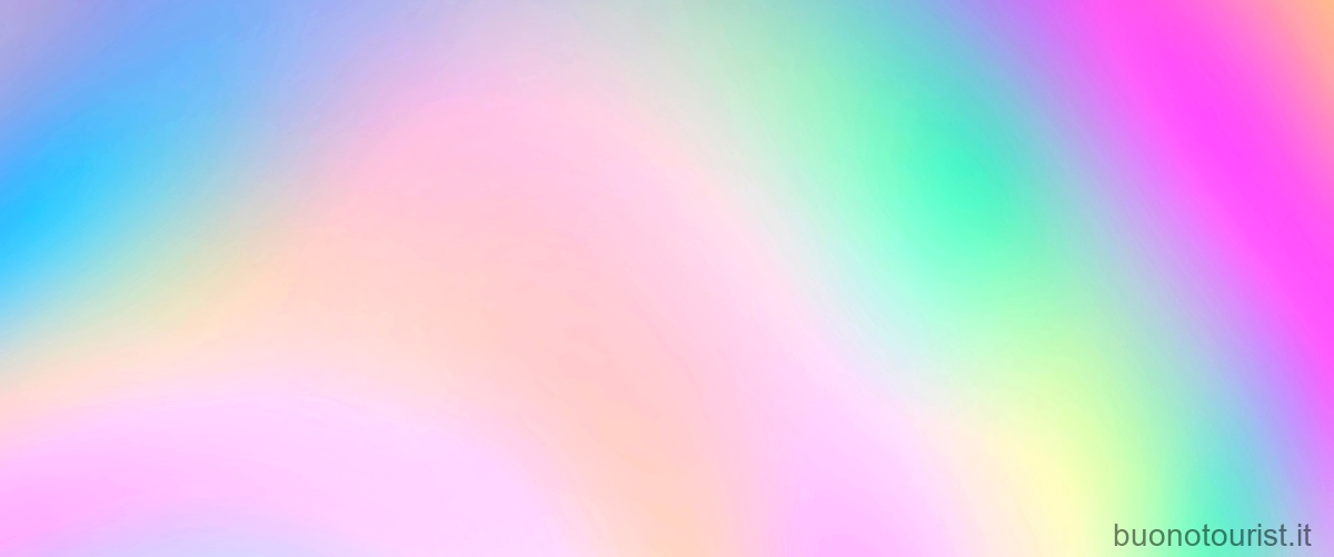Arcobaleno: i 5 colori che lo compongono