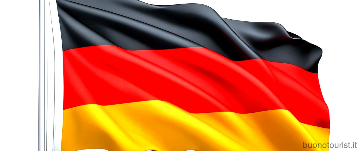 Quale colore ha la bandiera tedesca?