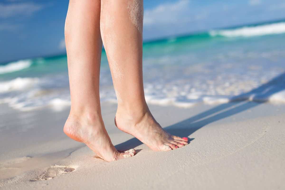 Piedi sulla riva